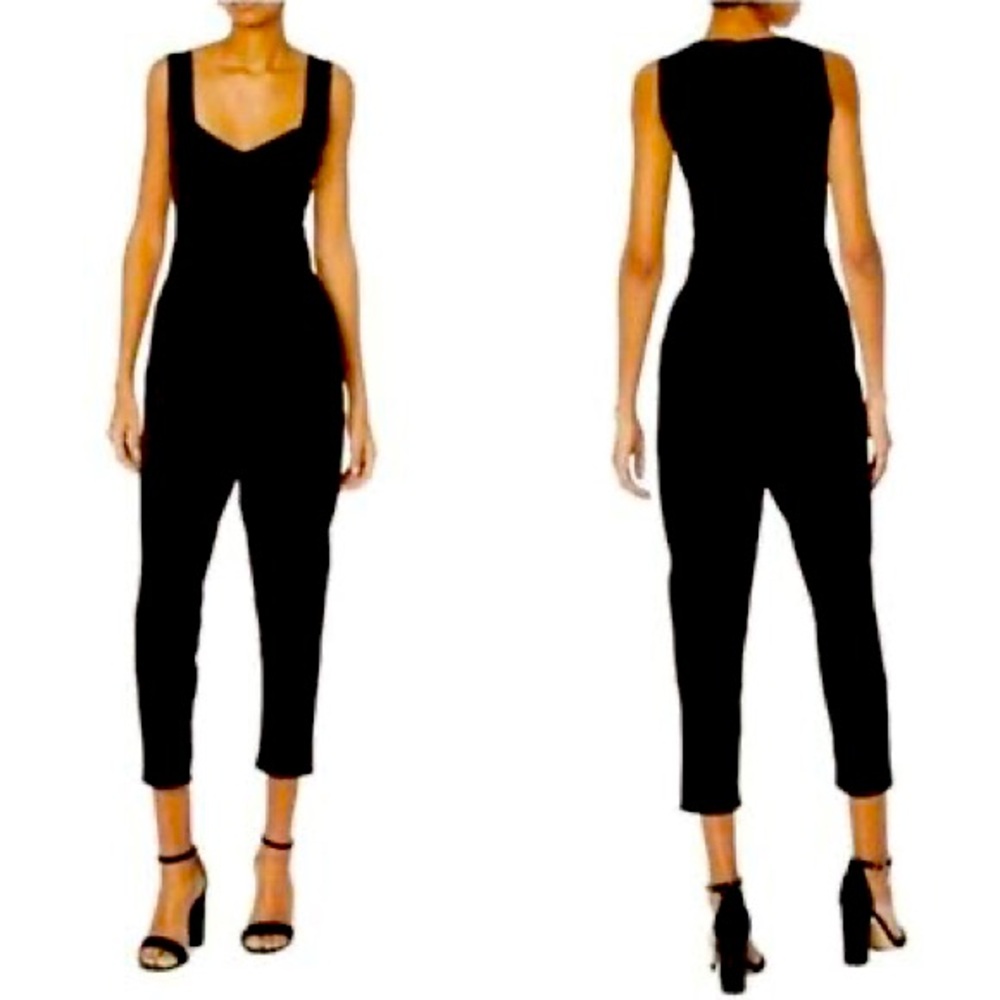 Jack by BB Dakota Black Luxe Jumpsuit size 10